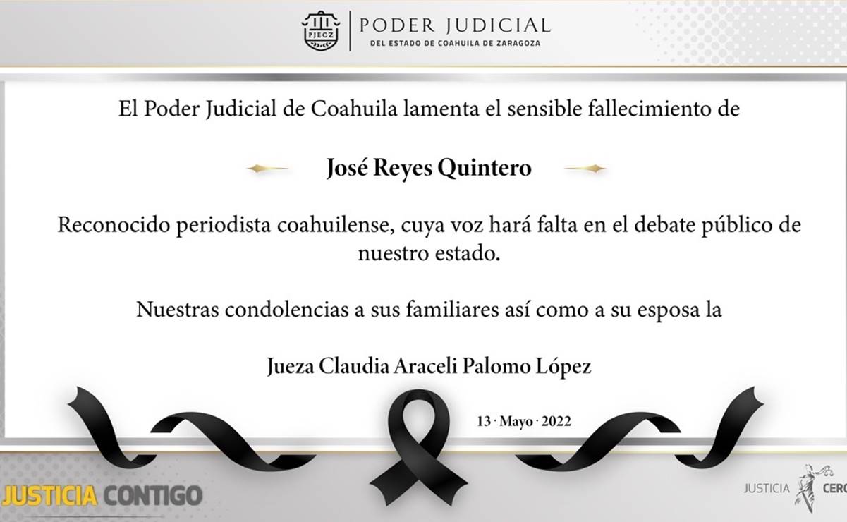 Consternación en gremio periodístico de Coahuila por muerte de José Reyes: “El Jefe Reyes”, reportero del periódico Vanguardia de Saltillo