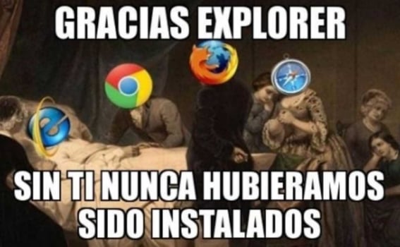 Con memes, usuarios le dicen adiós a Internet Explorer