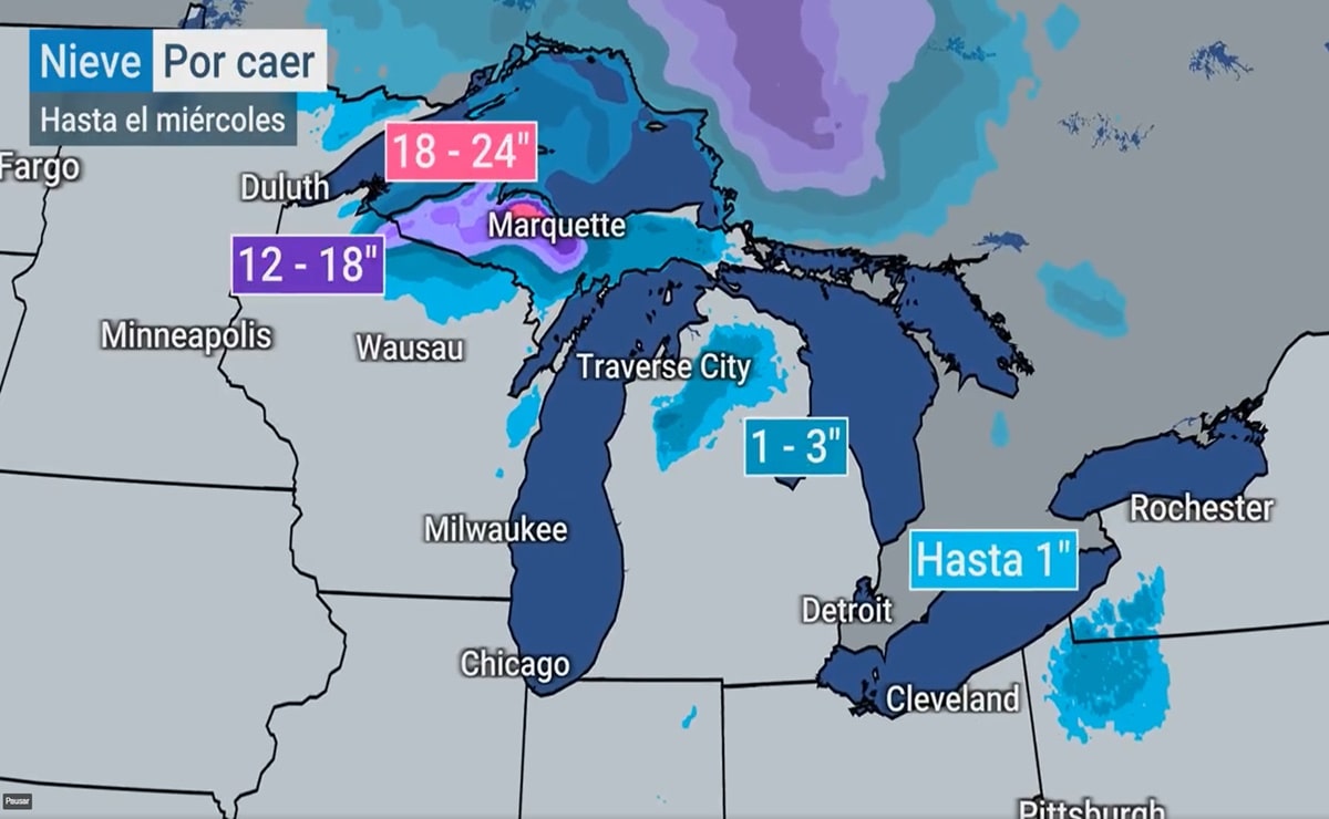 First snow?  Snow, gusty winds and power outages reported in Michigan