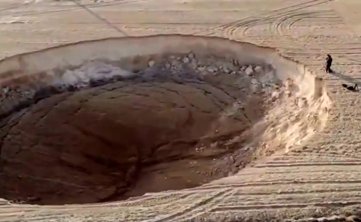 VIDEO: Aparece nuevo cráter en provincia de Turquía; mide 100 metros de  diámetro
