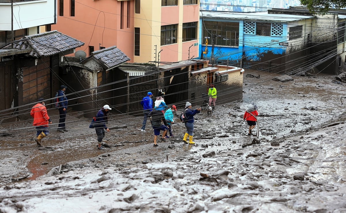 Al menos 14 muertos tras aluvión en Ecuador