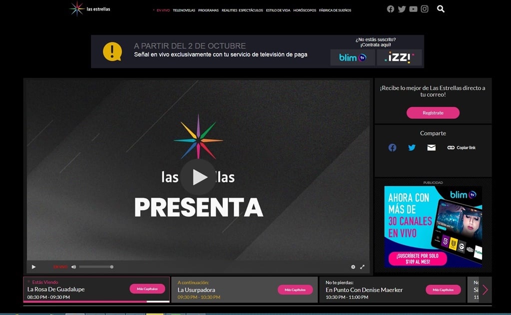 El Canal De Las Estrellas De Televisa Dejara De Ser Gratis En Internet