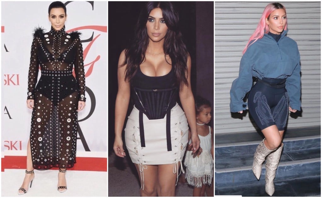 3 estilos de kim kardashian 