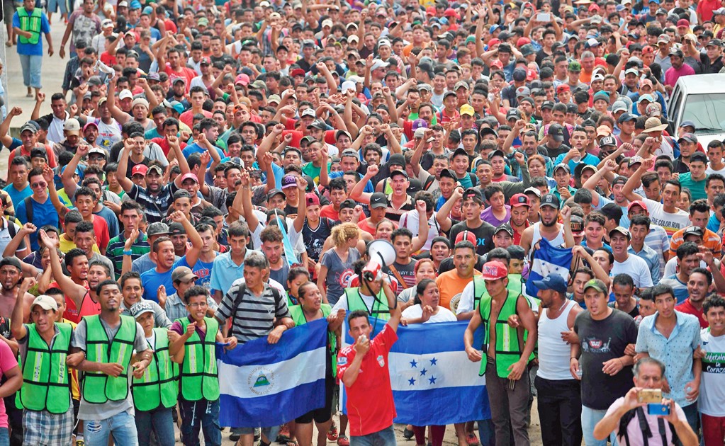 14,000 Hondurans are part of the migrant caravan