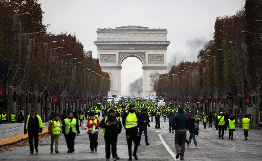 Protesta en Francia de los Chalecos Amarillos