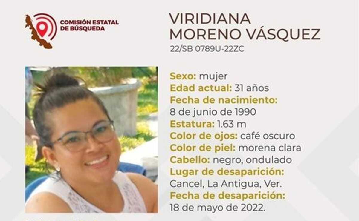 Viridiana Moreno. Veracruz intensifica b&uacute;squeda de joven
