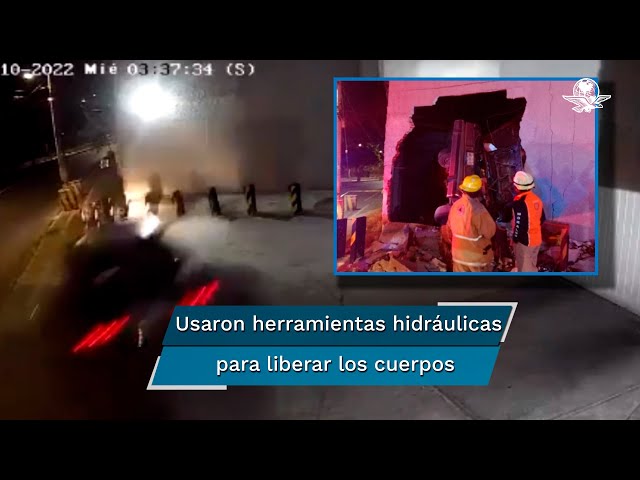 Tras aparatoso choque de auto a toda velocidad, mueren 2 hombres en Puebla 