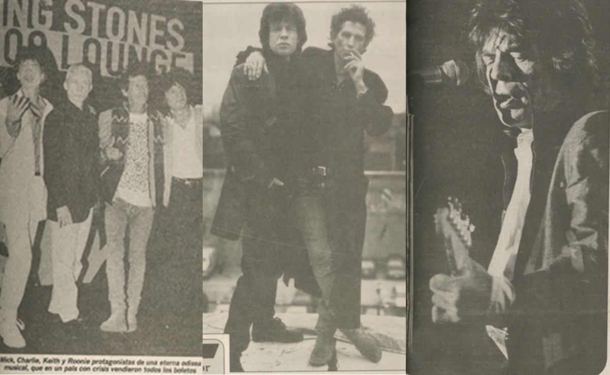 90 pesos costaba un boleto para ver a los Rolling Stones cuando vinieron por primera vez a México
