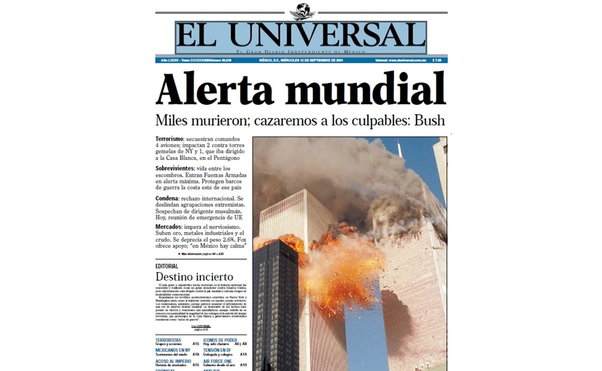 20 años del 11S: Así vivieron mexicanos ataque a las torres gemelas