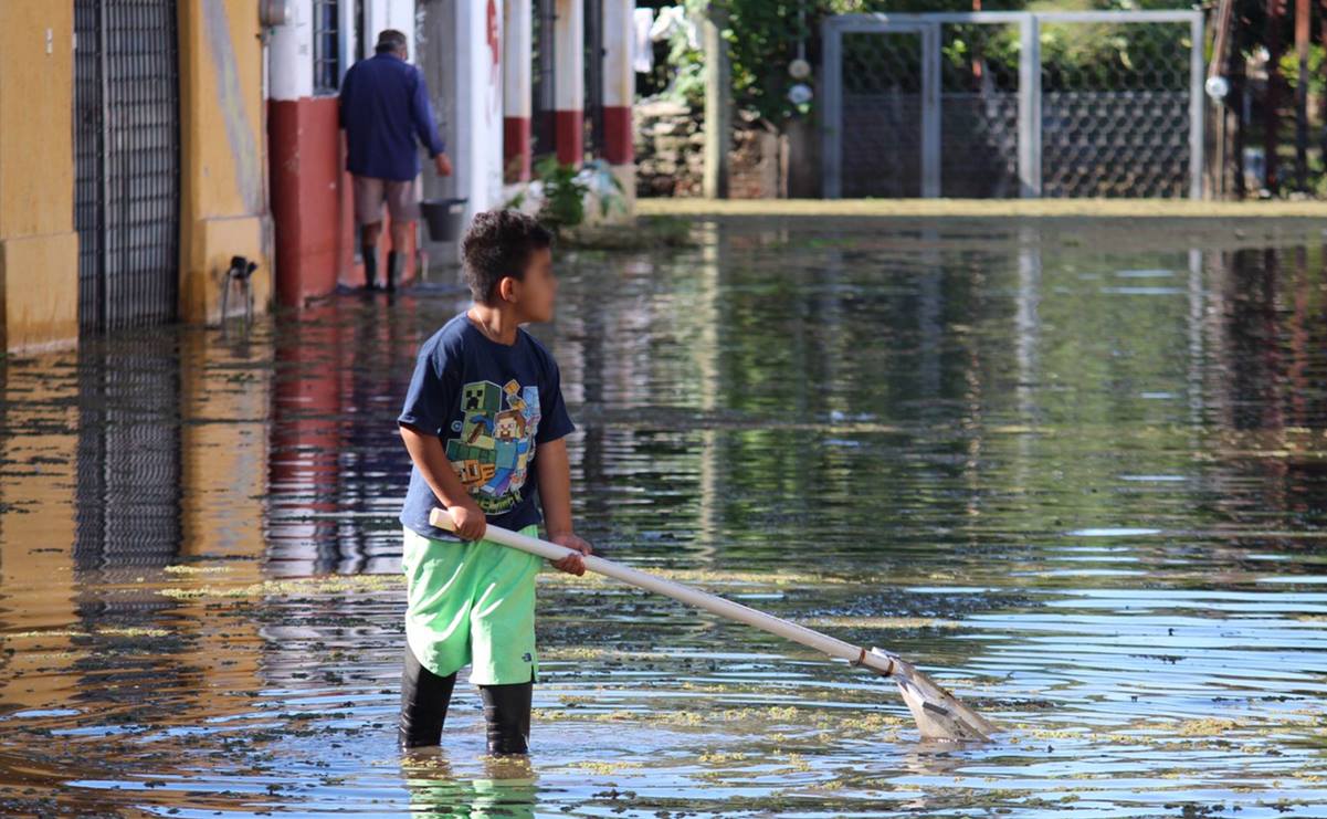 Conagua implementa operativos por inundaciones en cinco estados