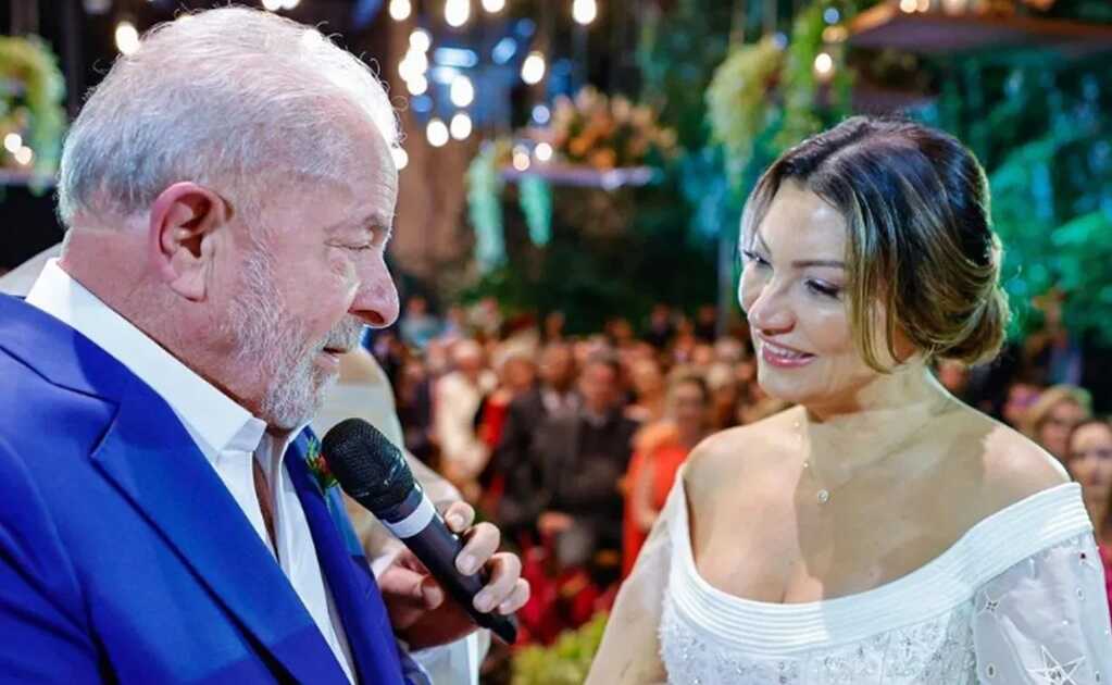 Con celulares prohibidos y vino tinto, así fue la boda del expresidente Lula da Silva