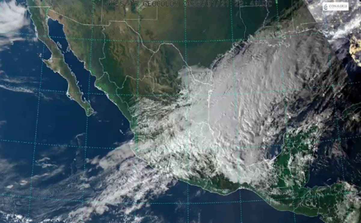 Pronostican ligeras nevadas en el centro y norte de México durante madrugada del sábado