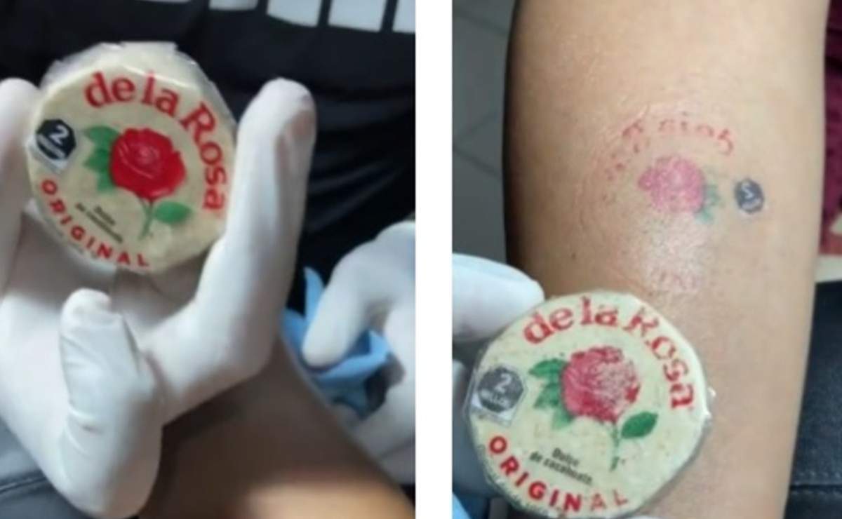Tatuaje escondido mazapan viral