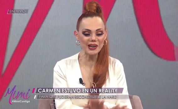carmen campuzano  - Carmen Campuzano presume su nueva nariz