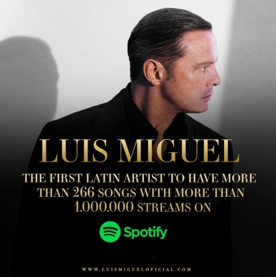 luis miguel spotify - Luis Miguel, el mexicano más escuchado en el mundo