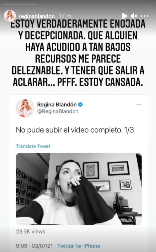 regina blandon  0 - Regina Blandón aclara falso tuit sobre los niños con cáncer