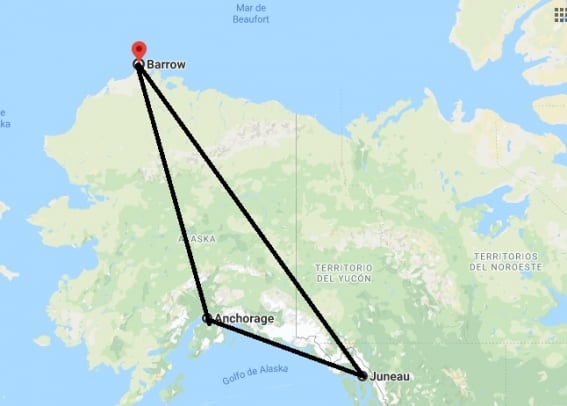 Triángulo de Alaska, tan misterioso como su “primo” de las Bermudas