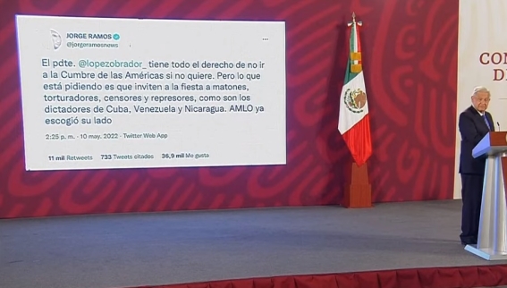 Jorge Ramos a AMLO tras amago de no ir a Cumbre: "Los matones no deben ir a  la fiesta"